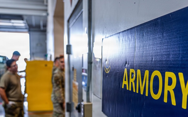 821 CRG increases readiness through armory accountability and cleaning