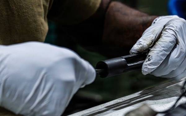821 CRG increases readiness through armory accountability and cleaning