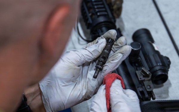 821 CRG increases readiness through armory accountability and cleaning
