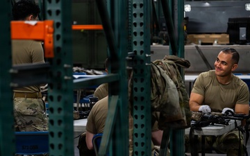 821 CRG increases readiness through armory accountability and cleaning