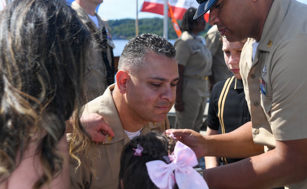 SUBASE New London Holds 2026 Chief Petty Officer Pinning Ceremony