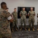 Brig. Gen. Williamson Recognizes Cyber Marines at Camp Lejeune
