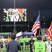 Navy Band Northeast Vocalist MU3 Tamra Martinez Sings the National Anthem before Kickoff at the Rhode Island FC game during Military Appreciation Night
