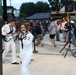 Navy Band Northeast's Rhode Island Sound performs for the Rhode Island FC pre-game show  on military appreciation night at Centerville Bank Stadium in Pawtucket, RI