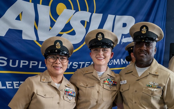 Three Sailors Join Chief Petty Officer Ranks at NAVSUP FLC San Diego