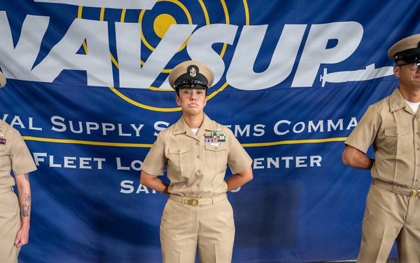 Three Sailors Join Chief Petty Officer Ranks at NAVSUP FLC San Diego