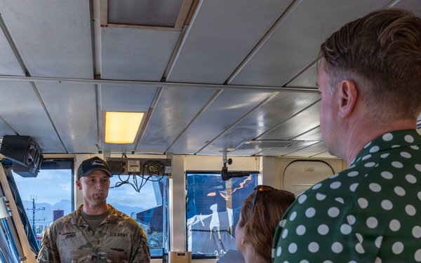 Defense Subcommittee tours LSV-8