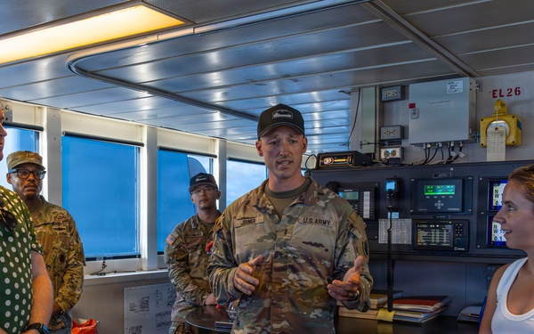 Defense Subcommittee tours LSV-8