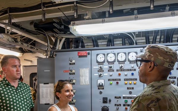 Defense Subcommittee tours LSV-8