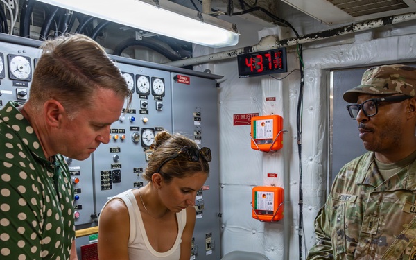 Defense Subcommittee tours LSV-8