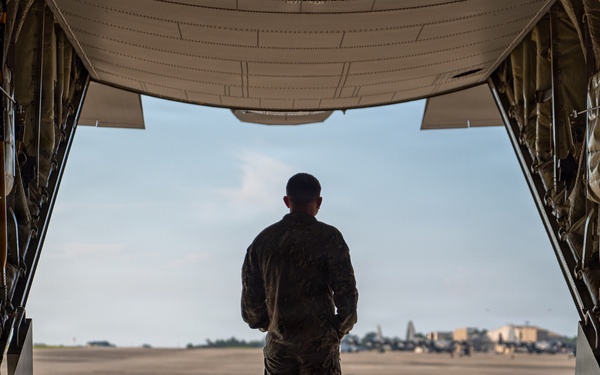 Leading from the flight deck