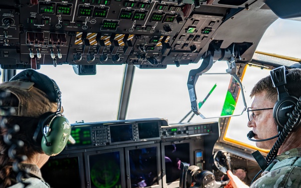 Leading from the flight deck
