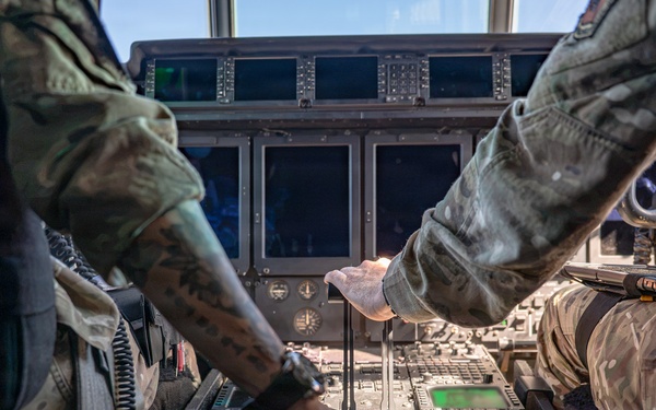Leading from the flight deck