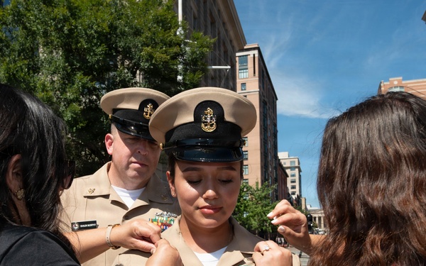 Chief Pinning Ceremony