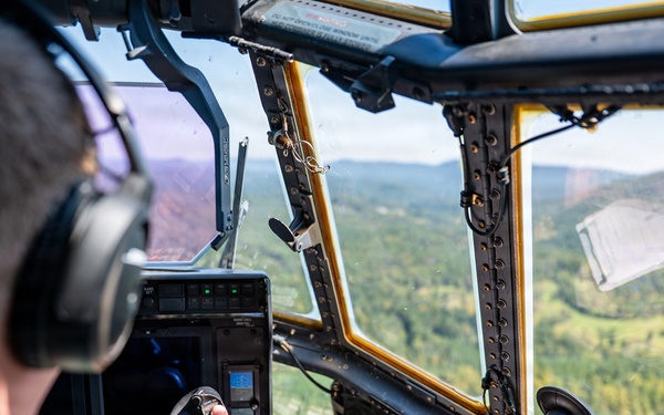 Leading from the flight deck