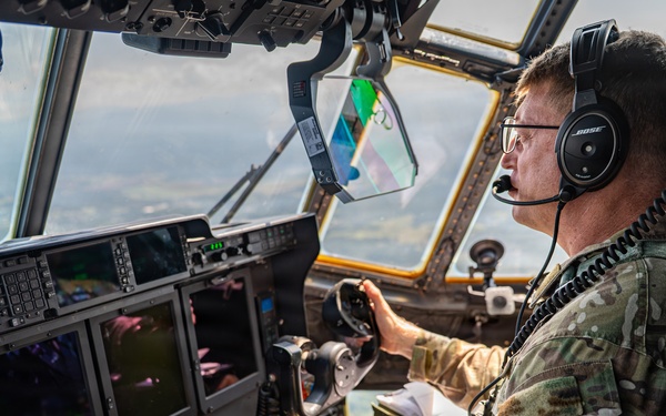 Leading from the flight deck