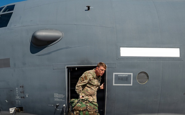 Leading from the flight deck
