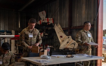 Airmen from the 163d support operations at Game of Drones