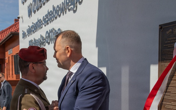 Oleszno cultural center dedicated to Staff Sgt. Michael Ollis, honoring U.S.-Poland bond