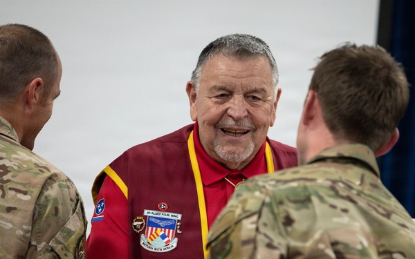 The Alaska Air National Guard’s 176th Wing hosts former Vietnam War POW Bill Robinson
