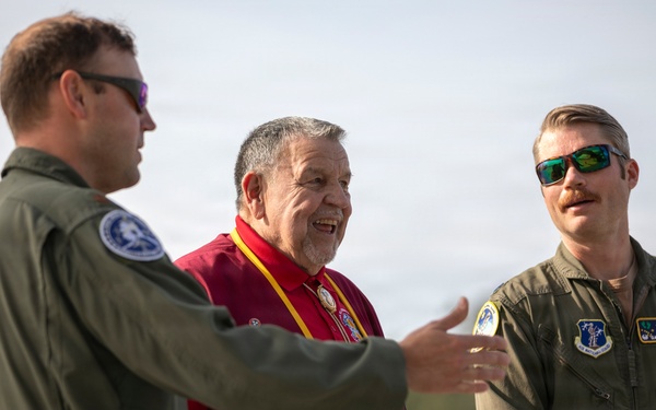 The Alaska Air National Guard’s 176th Wing hosts former Vietnam War POW Bill Robinson