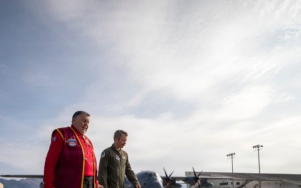 The Alaska Air National Guard’s 176th Wing hosts former Vietnam War POW Bill Robinson