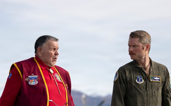 The Alaska Air National Guard’s 176th Wing hosts former Vietnam War POW Bill Robinson