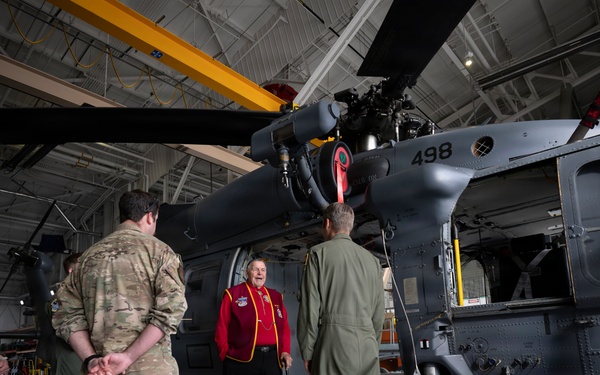 The Alaska Air National Guard’s 176th Wing hosts former Vietnam War POW Bill Robinson