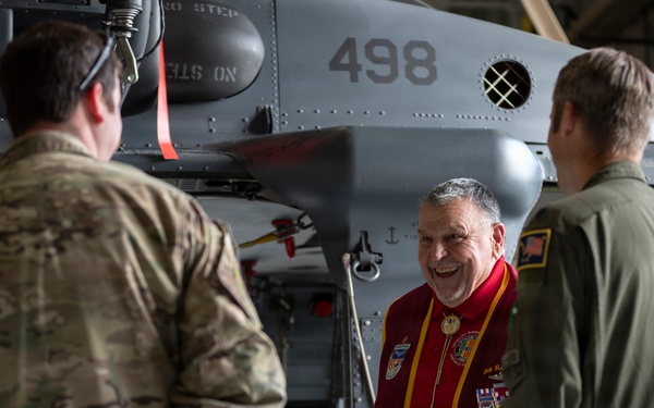 The Alaska Air National Guard’s 176th Wing hosts former Vietnam War POW Bill Robinson