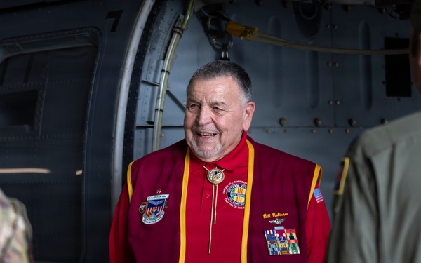 The Alaska Air National Guard’s 176th Wing hosts former Vietnam War POW Bill Robinson
