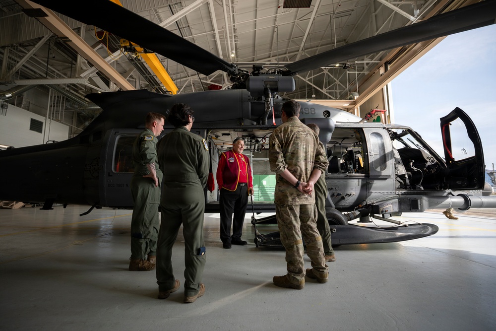 The Alaska Air National Guard’s 176th Wing hosts former Vietnam War POW Bill Robinson