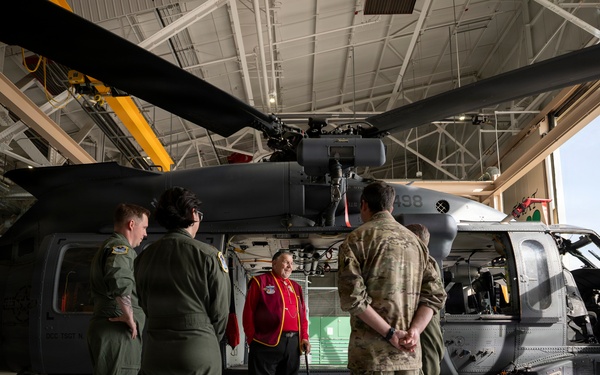 The Alaska Air National Guard’s 176th Wing hosts former Vietnam War POW Bill Robinson