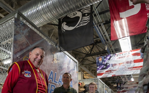 The Alaska Air National Guard’s 176th Wing hosts former Vietnam War POW Bill Robinson
