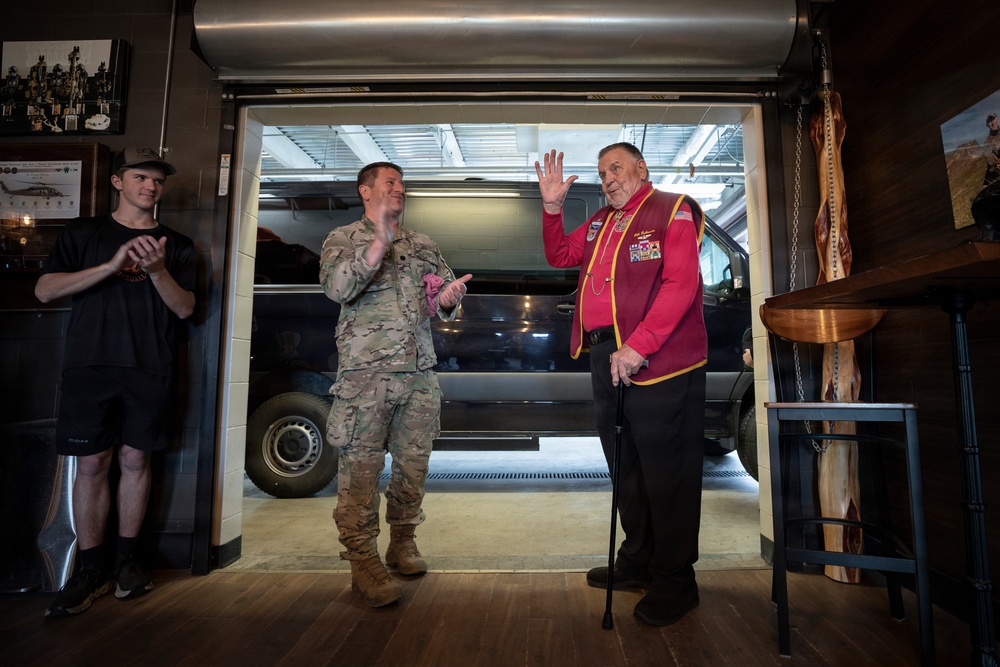The Alaska Air National Guard’s 176th Wing hosts former Vietnam War POW Bill Robinson