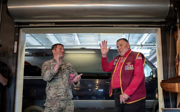 The Alaska Air National Guard’s 176th Wing hosts former Vietnam War POW Bill Robinson
