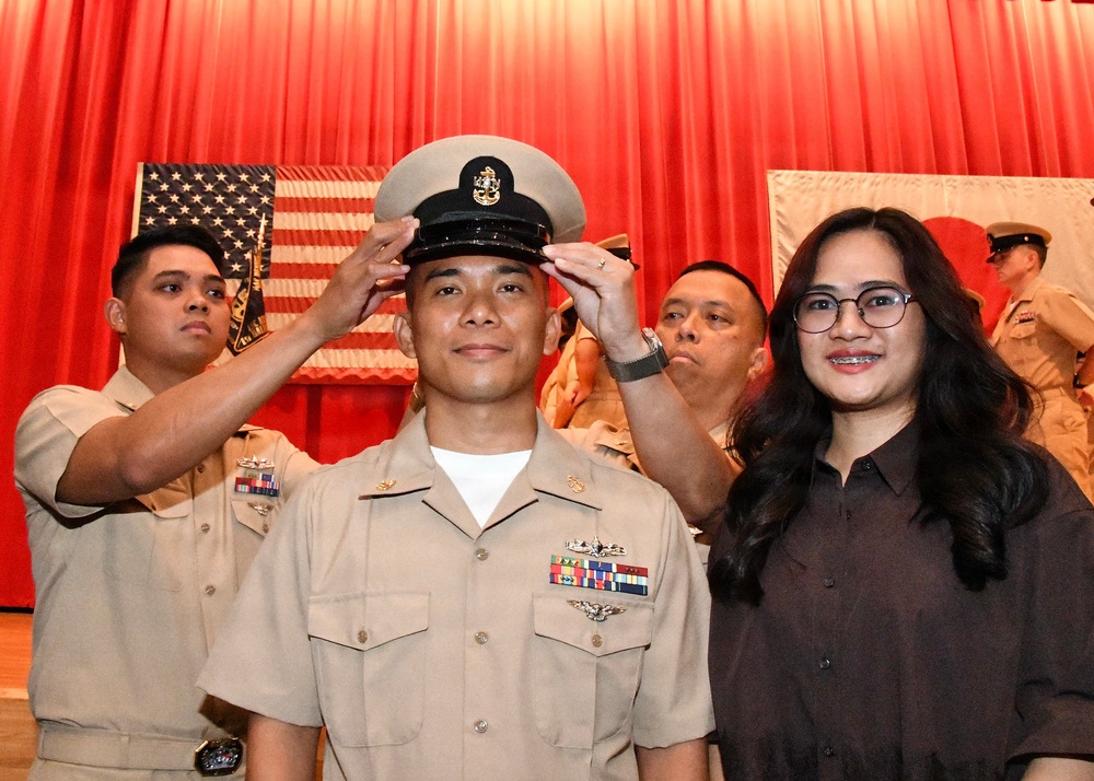 Forging the Future: NAVSUP FLCY Pins Five New Chief Petty Officers