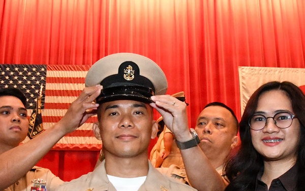 Forging the Future: NAVSUP FLCY Pins Five New Chief Petty Officers