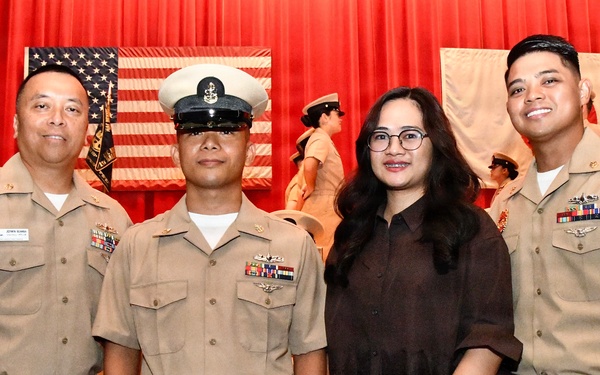 Forging the Future: NAVSUP FLCY Pins Five New Chief Petty Officers