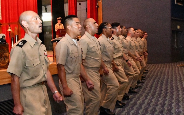 Forging the Future: NAVSUP FLCY Pins Five New Chief Petty Officers