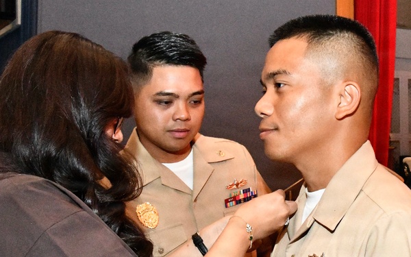 Forging the Future: NAVSUP FLCY Pins Five New Chief Petty Officers