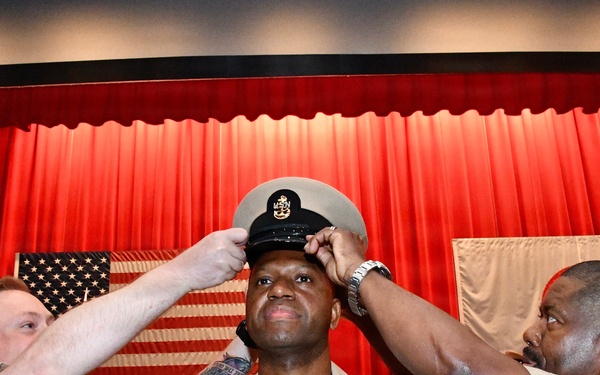 Forging the Future: NAVSUP FLCY Pins Five New Chief Petty Officers