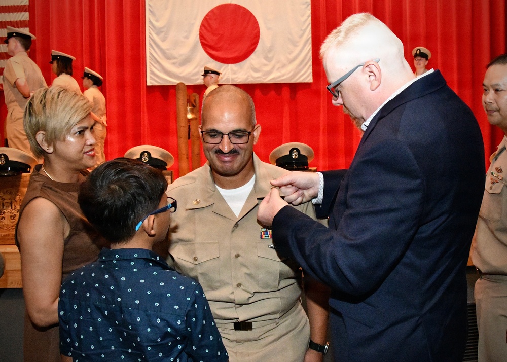 Forging the Future: NAVSUP FLCY Pins Five New Chief Petty Officers