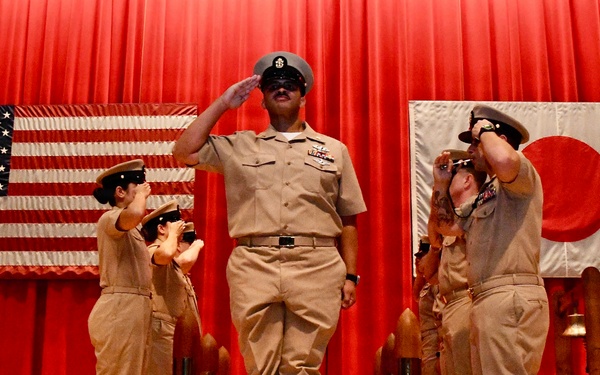 Forging the Future: NAVSUP FLCY Pins Five New Chief Petty Officers