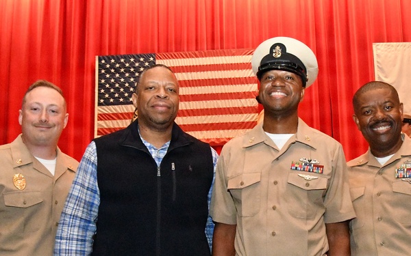 Forging the Future: NAVSUP FLCY Pins Five New Chief Petty Officers