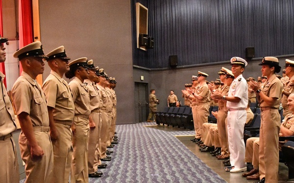 Forging the Future: NAVSUP FLCY Pins Five New Chief Petty Officers