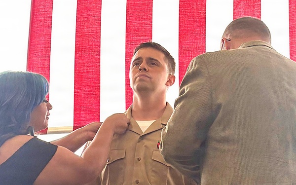Forging the Future: NAVSUP FLCY Pins Five New Chief Petty Officers