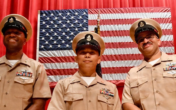 Forging the Future: NAVSUP FLCY Pins Five New Chief Petty Officers