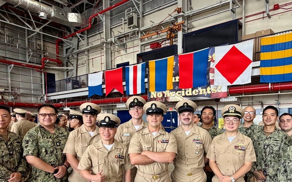Forging the Future: NAVSUP FLCY Pins Five New Chief Petty Officers