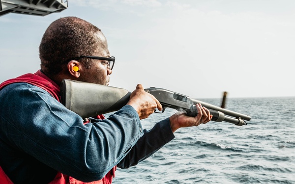 George Washington Conducts Small-arms Shoot