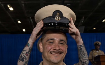 Chief Pinning Ceremony Aboard USS George H.W. Bush